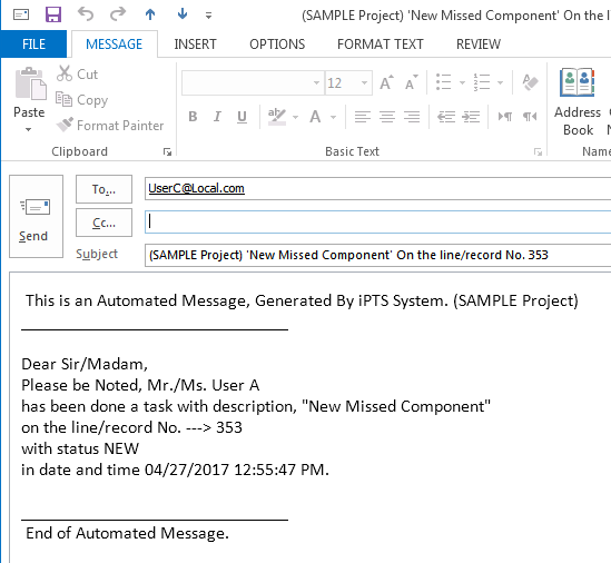 Missed_Component_Email